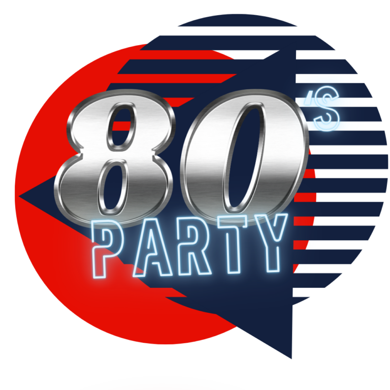80s party graphic